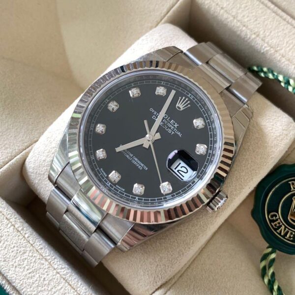 Rolex Datejust 41 Oystersteel Diamond-Set Dial m126334 Series - Image 4