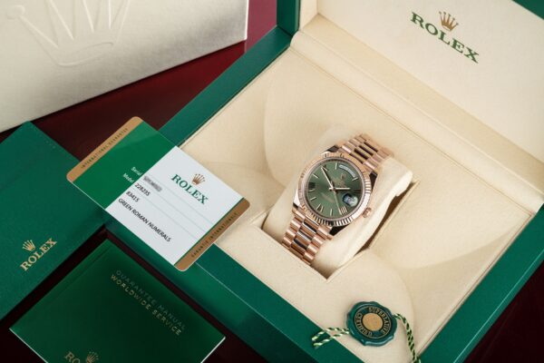 Rolex Day-Date President 40mm 18ct Everose Gold 228235-0025 Unworn - Image 9