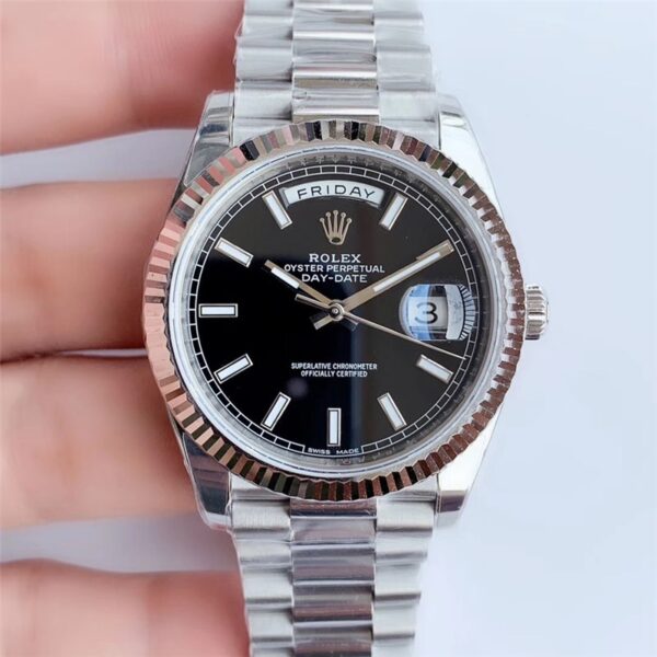 Day-Date Silver Multiple Dial Color Options 40mm - Image 2