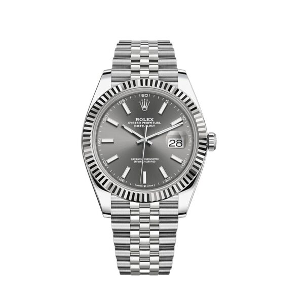Rolex Datejust 41 Oystersteel and white gold M126334-0014 - Image 4