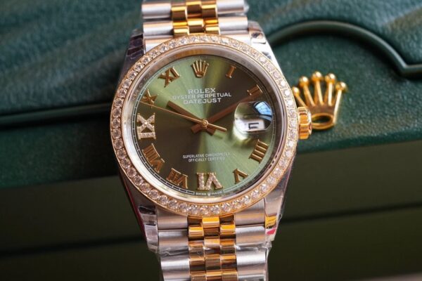 Rolex DATEJUST 36mm Oystersteel yellow gold and diamonds m126283rbr - Image 6