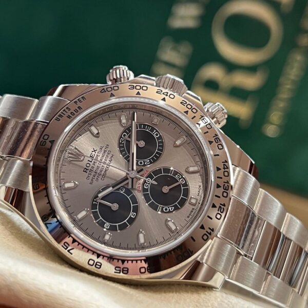 ROLEX COSMOGRAPH DAYTONA WHITE GOLD "GHOST" GREY DIAL 116509 - Image 7