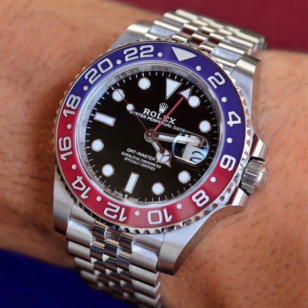 ⌚Rolex GMT-Master II 40mm Stainless Steel m126710 Series Batman & Pepsi - Image 25