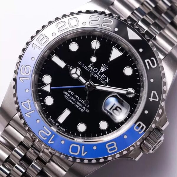 ⌚Rolex GMT-Master II 40mm Stainless Steel m126710 Series Batman & Pepsi - Image 7