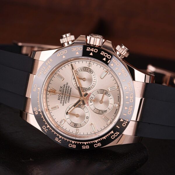 Rolex Daytona Sundust Dial 40mm Everose gold Oysterflex Strap 116515ln-0061 - Image 5