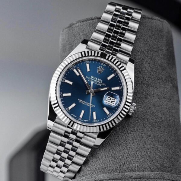 Rolex Datejust 41mm Oystersteel and white gold Bright Blue Dial 126334-0002 - Image 13