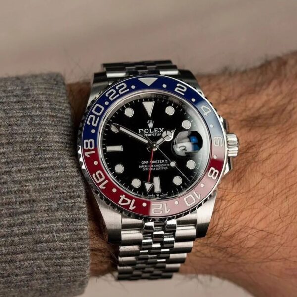 ⌚Rolex GMT-Master II 40mm Stainless Steel m126710 Series Batman & Pepsi - Image 21