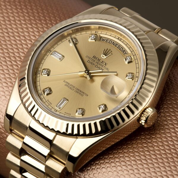 Day-Date II Golden Diamond Scale 41mm - Image 3