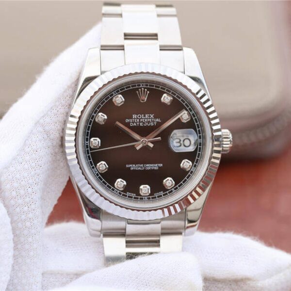Rolex Datejust 41 Oystersteel Diamond-Set Dial m126334 Series - Image 5