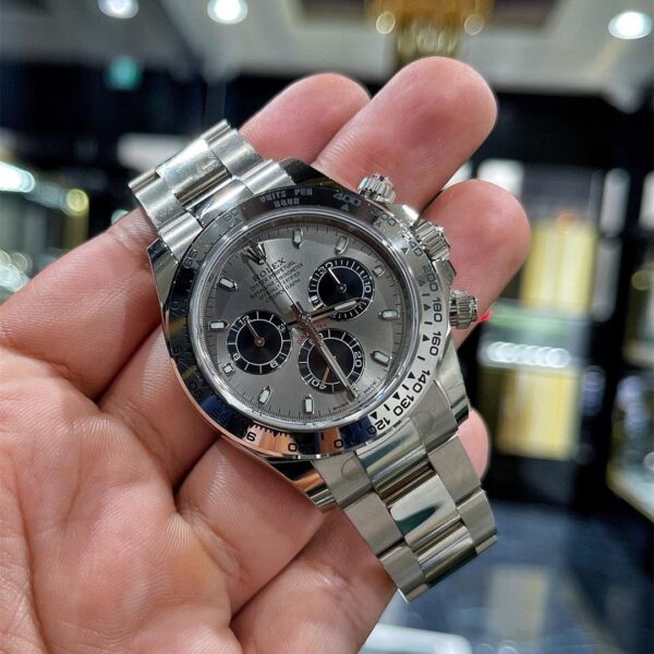 ROLEX COSMOGRAPH DAYTONA WHITE GOLD "GHOST" GREY DIAL 116509 - Image 6