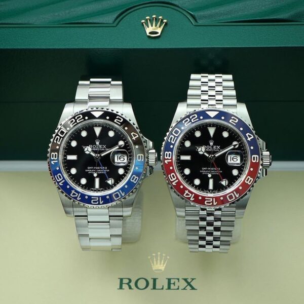 ⌚Rolex GMT-Master II 40mm Stainless Steel m126710 Series Batman & Pepsi - Image 26