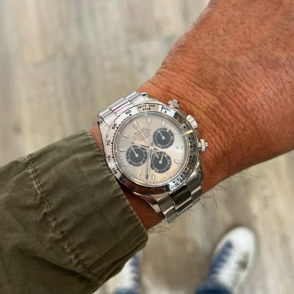 ROLEX COSMOGRAPH DAYTONA WHITE GOLD "GHOST" GREY DIAL 116509 - Image 5