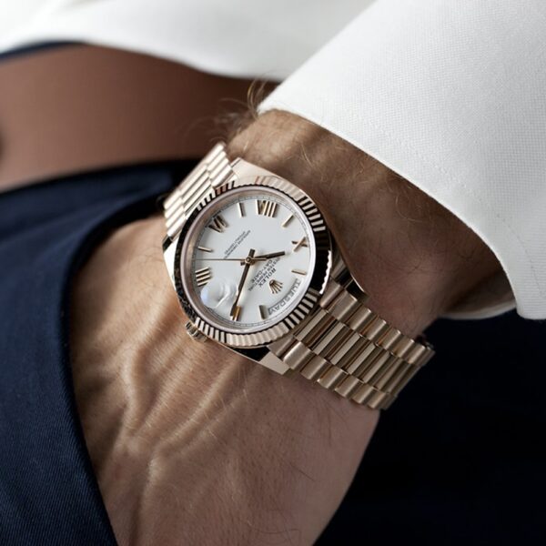 Rolex Day-Date President 40mm Everose gold White Dial 228235-0032 Unworn - Image 5