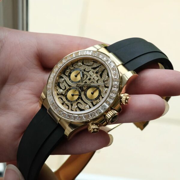 Rolex Cosmograph Daytona 116588TBR Yellow Gold Eye of Tiger - Image 10