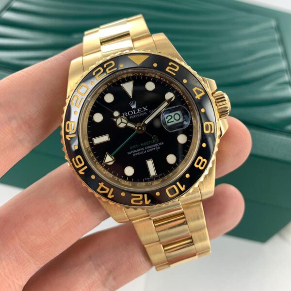 Rolex GMT-Master II 18k Yellow Gold Oyster Bracelet 116718LN Unworn - Image 6