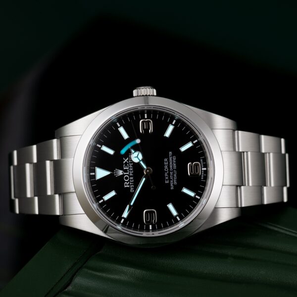 Rolex Explorer I MKII Stainless Steel Black Arabic Index 39mm 214270-0003 Unworn - Image 11
