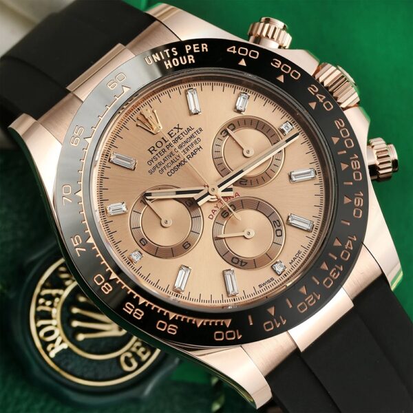 Rolex Daytona Sundust Dial 40mm Everose gold Oysterflex Strap 116515ln-0061 - Image 11