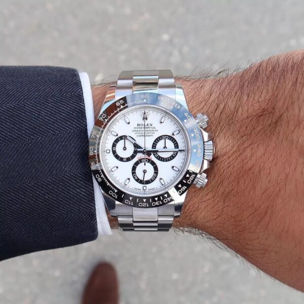 Daytona Siver Classic Panda Black & White Dial 40mm - Image 2