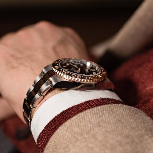 ⚡Crazy Disconut-Rolex GMT-Master II 40mm Root Beer Two Tone Button Markers Black Dial 2023 Ref 126711chnr-0002 - Image 11