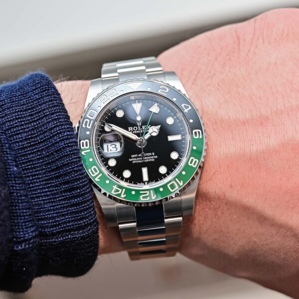 Rolex GMT-Master II Lefty Sprite Green And Black Bezel 126720VTNR-0002 Unworn - Image 2