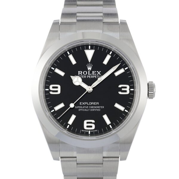 Rolex Explorer I MKII Stainless Steel Black Arabic Index 39mm 214270-0003 Unworn - Image 2