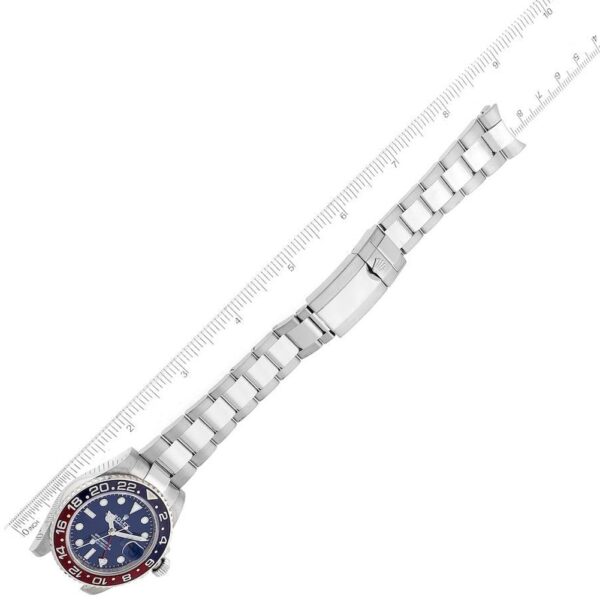 Rolex GMT-Master II White Gold Pepsi Bezel Blue Dial Men's Watch m126719blro-0003 - Image 4