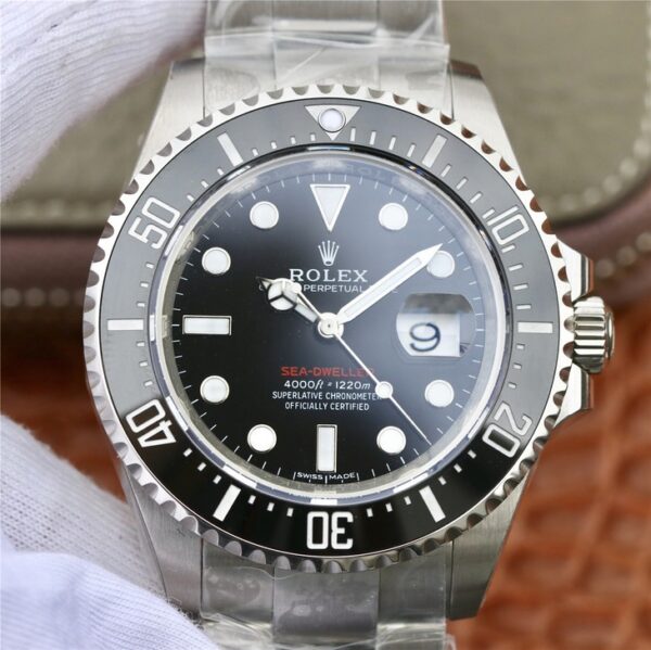 Sea Dweller Silver Black Dial 43mm - Image 2