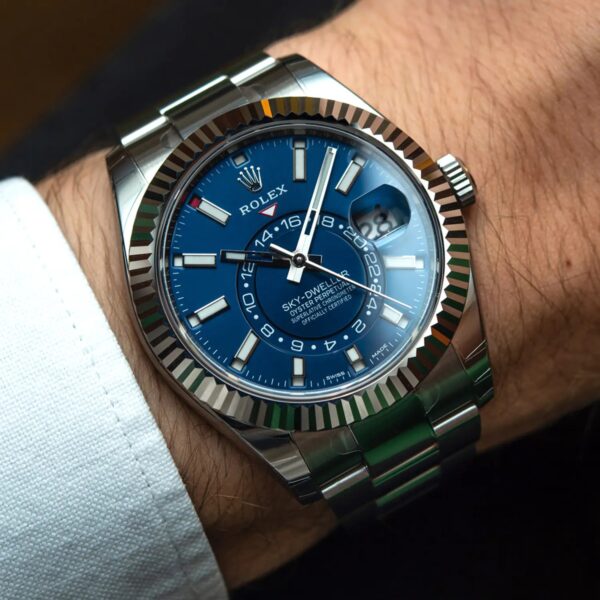 Sky-Dweller Oyster, 42 mm, Oystersteel and white goldReference 336934 New - Image 10