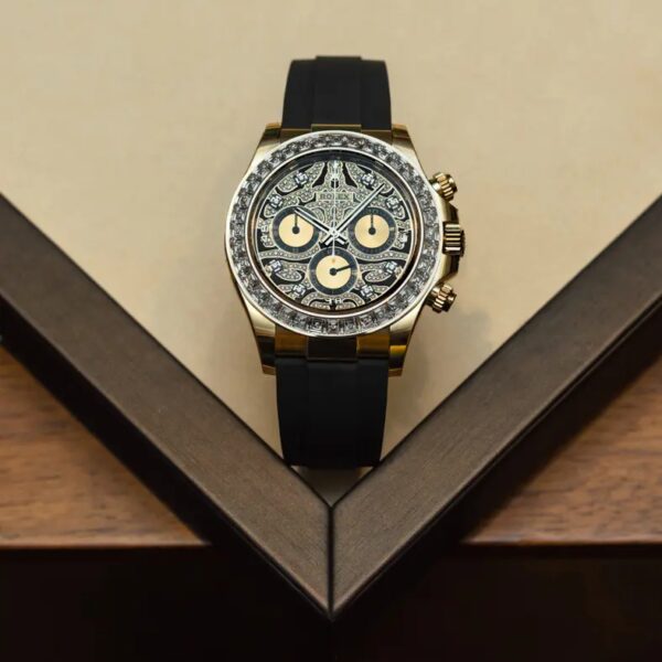 Rolex Cosmograph Daytona 116588TBR Yellow Gold Eye of Tiger - Image 13