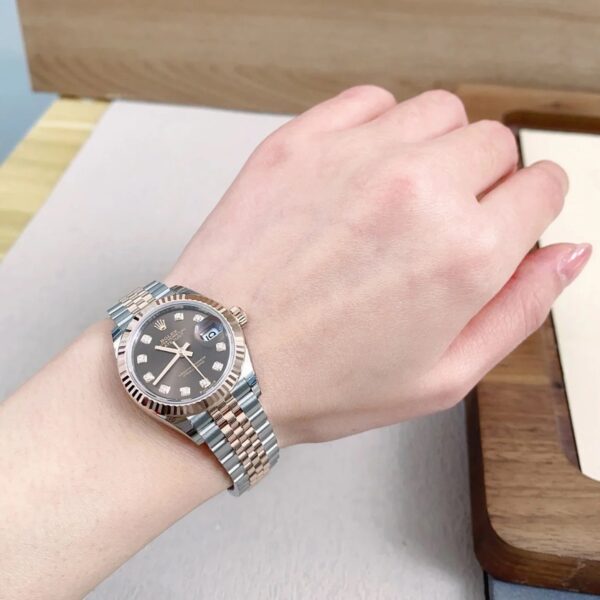 Rolex Lady-Datejust 31mm Oystersteel and Everose Gold Women's Watch 279171-0011 - Image 7