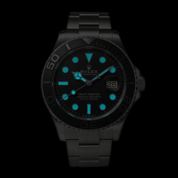 Best Gift-2023 Newest Rolex Yacht-Master 42 Black Dial RLX Titanium Men's Watch 226627-0001 - Image 12