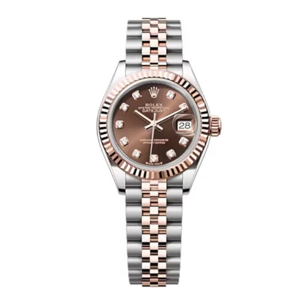 Rolex Lady-Datejust 31mm Oystersteel and Everose Gold Women's Watch 279171-0011
