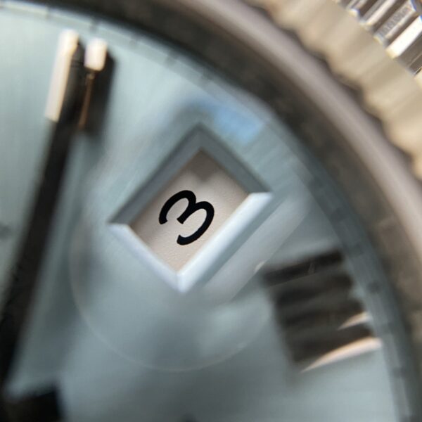 Rolex Oyster Perpetual Day-Date President 40mm in Platinum with Ice-Blue Dial Men's Watch 228236-0012 New - Image 11