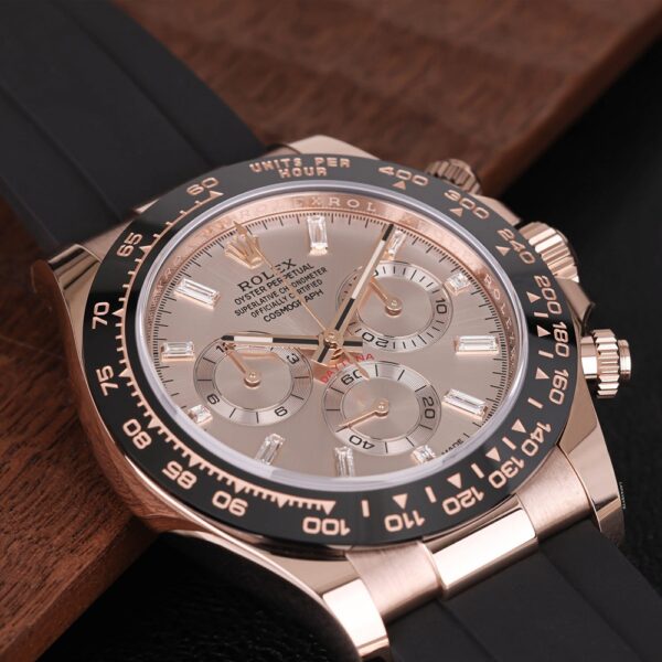 Rolex Daytona Sundust Dial 40mm Everose gold Oysterflex Strap 116515ln-0061 - Image 4