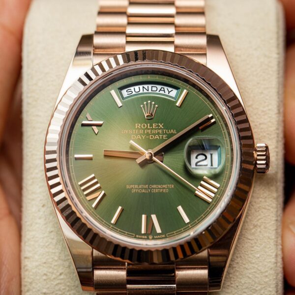 Rolex Day-Date President 40mm 18ct Everose Gold 228235-0025 Unworn - Image 6