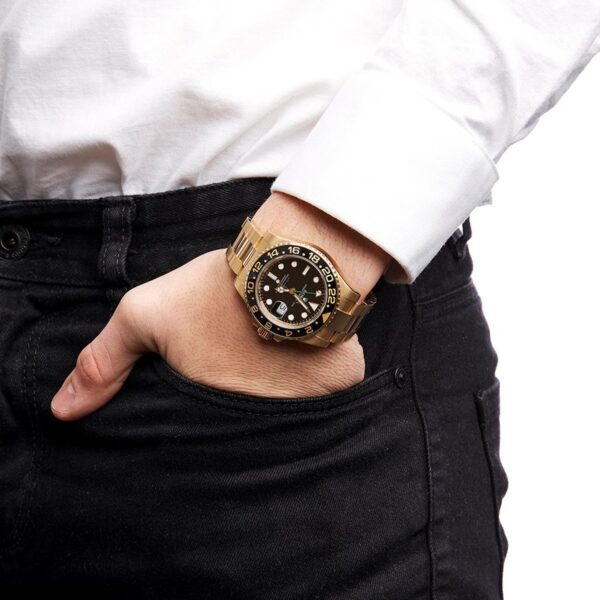 Rolex GMT-Master II 18k Yellow Gold Oyster Bracelet 116718LN Unworn - Image 8