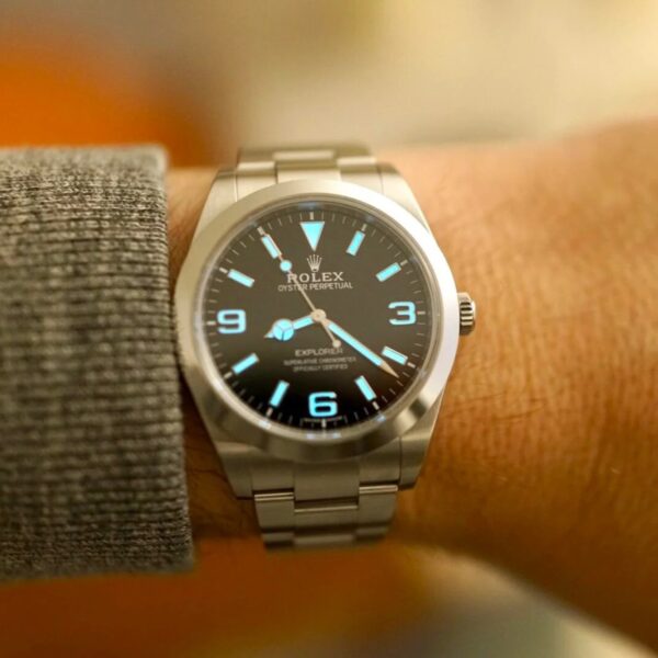 Rolex Explorer I MKII Stainless Steel Black Arabic Index 39mm 214270-0003 Unworn - Image 7