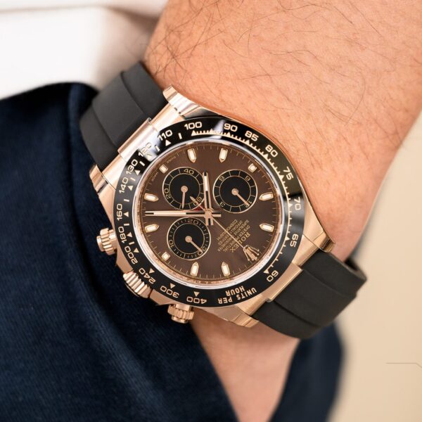 Rolex Cosmograph Daytona Everose Gold Chocolate Oysterflex M116515LN-0041 - Image 3