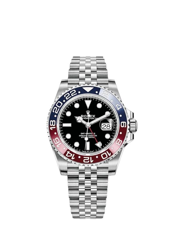 ⌚Rolex GMT-Master II 40mm Stainless Steel m126710 Series Batman & Pepsi