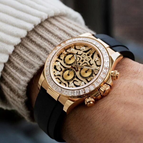 Rolex Cosmograph Daytona 116588TBR Yellow Gold Eye of Tiger - Image 3