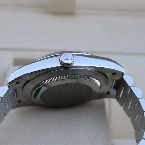 Day-Date Platinum Ice Blue Diagonal Motif 40mm - Image 5