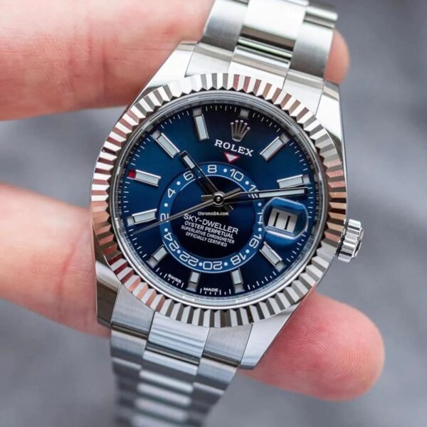 Sky-Dweller Oyster, 42 mm, Oystersteel and white goldReference 336934 New - Image 13