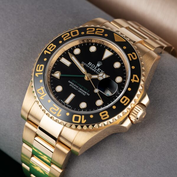 Rolex GMT-Master II 18k Yellow Gold Oyster Bracelet 116718LN Unworn - Image 2