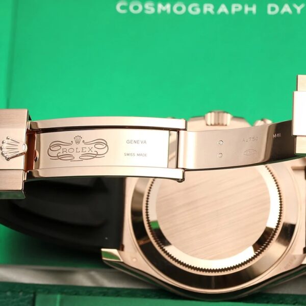Rolex Daytona Sundust Dial 40mm Everose gold Oysterflex Strap 116515ln-0061 - Image 9