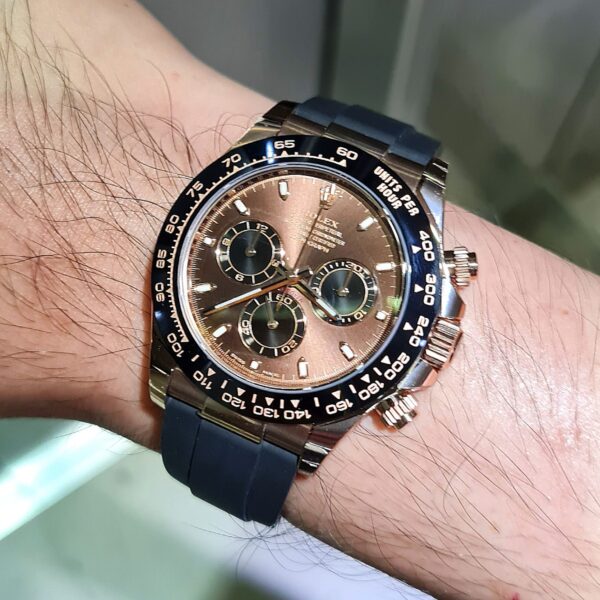 Rolex Cosmograph Daytona Everose Gold Chocolate Oysterflex M116515LN-0041 - Image 6