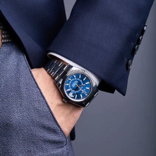 Sky-Dweller Oyster, 42 mm, Oystersteel and white goldReference 336934 New - Image 12