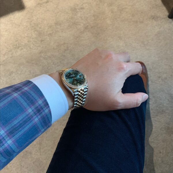 Rolex DATEJUST 36mm Oystersteel yellow gold and diamonds m126283rbr - Image 8