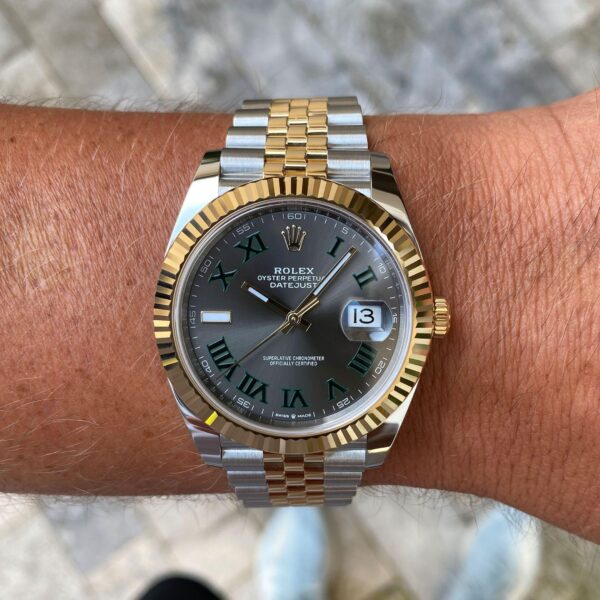 Rolex Datejust 41 Oystersteel and yellow gold Wimbledon - M126333-0020/126333-0019/126334-0022 Brand Unworn - Image 12