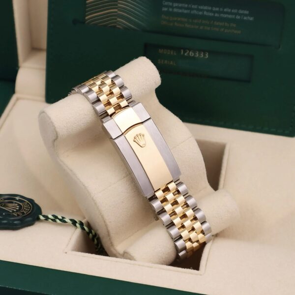Rolex Datejust 41 Two Tone Oystersteel and yellow gold Black Dial 126333-0014 - Image 9