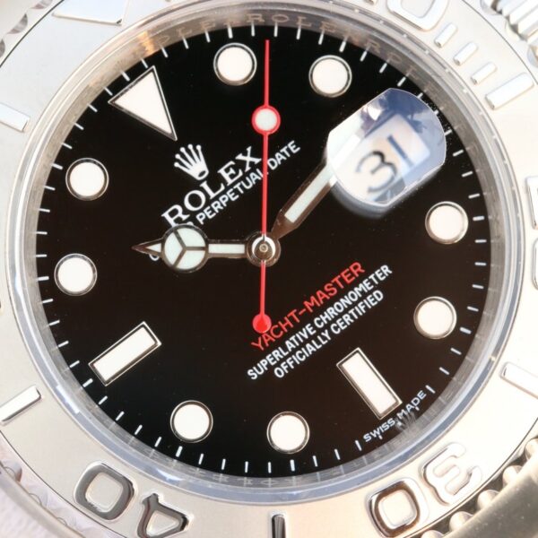 Yacht Master 1 Pure Silver ( Black & White Dial ) Stainless Steel 40mm - Image 4